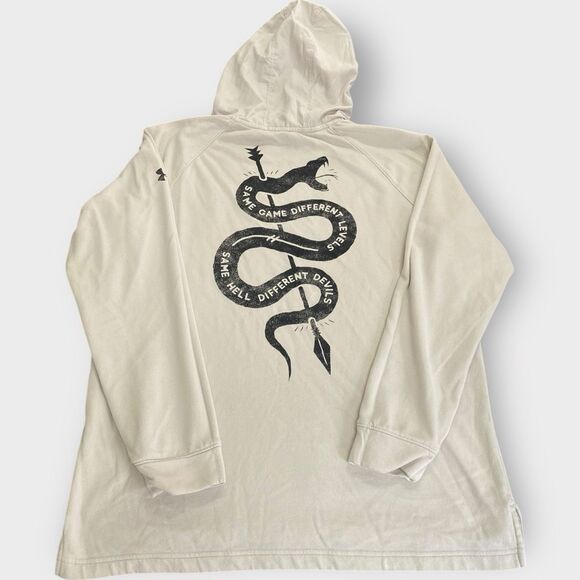 Under Armour Project Rock Hoodie Same Game Different Level Mens size XL - Picture 4 of 7